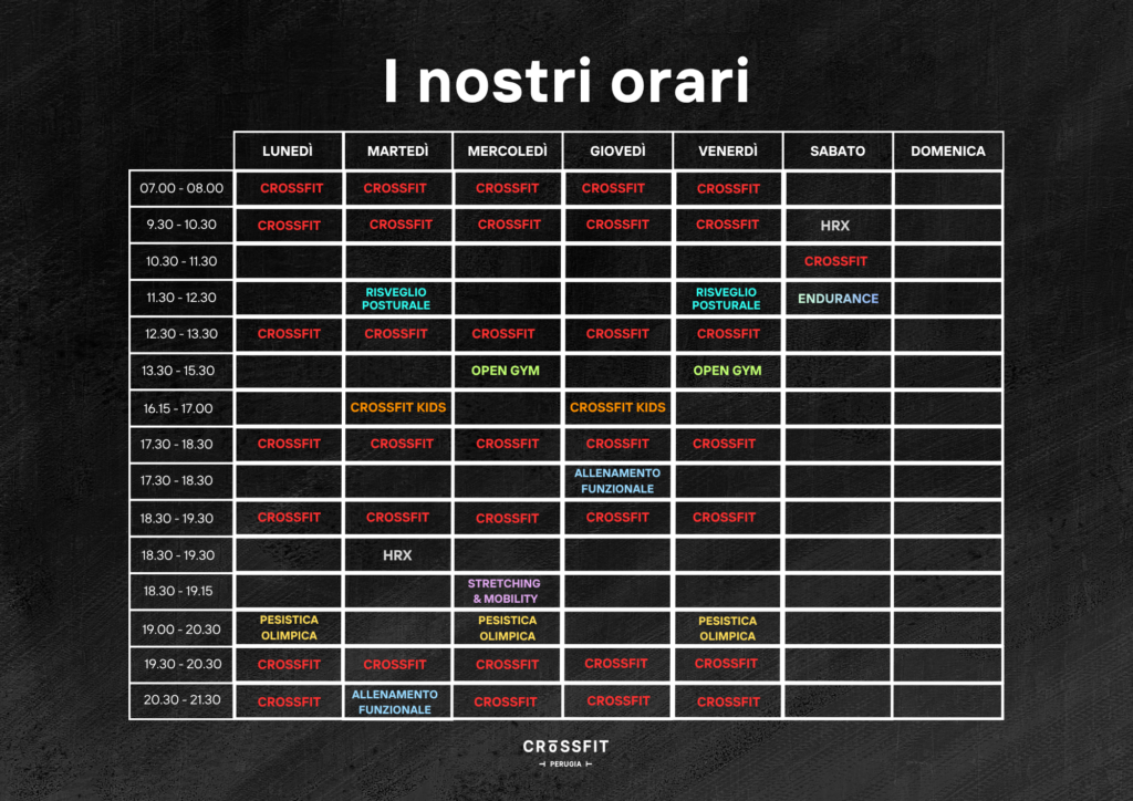 orari crossfit perugia